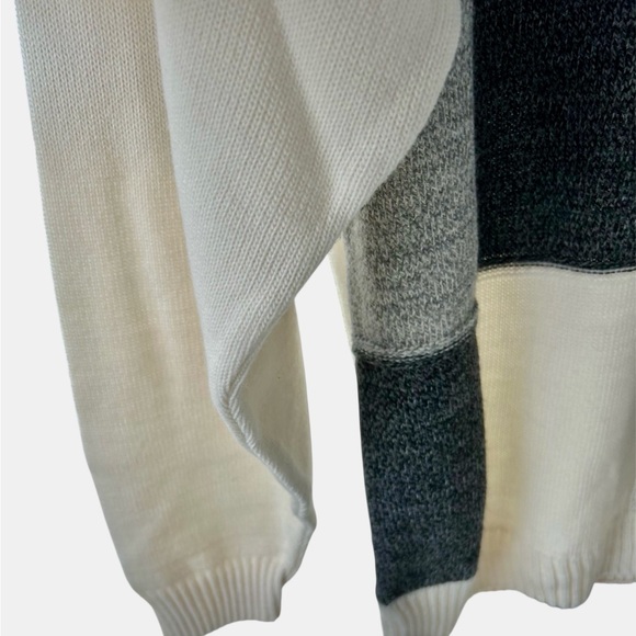 Vintage Bachrach Black and White Patchwork Sweater - Picture 5 of 6